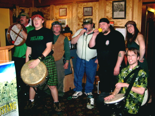 Mulligan Stew plays at the Yak and Yeti Brewpub, Arvada St. Patrick's Day 2009